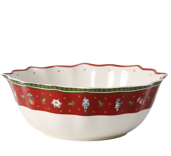 Toys Delight skål 2,1 liter med rød kant fra Villeroy & Boch