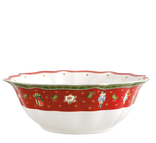 Toys Delight skål 3,9 liter med rød kant fra Villeroy & Boch