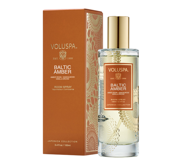 Romspray 100 ml Baltic Amber fra Voluspa