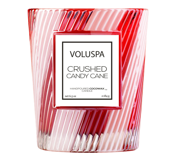 Duftlys 40t Crushed Candy Cane fra Voluspa