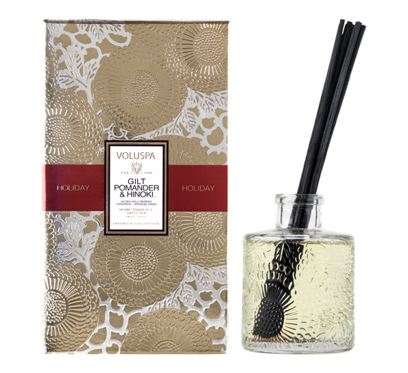 Duftspreder 100 ml Gilt Pomander & Hinoki fra Voluspa