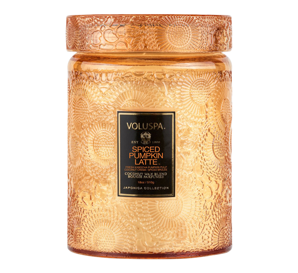 Duftlys 100t Spiced Pumpkin Latte fra Voluspa