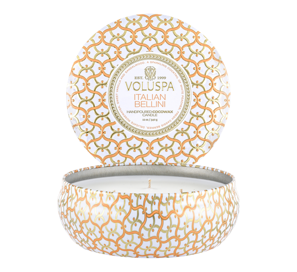 Duftlys 40t 3 veker Italian Bellini fra Voluspa