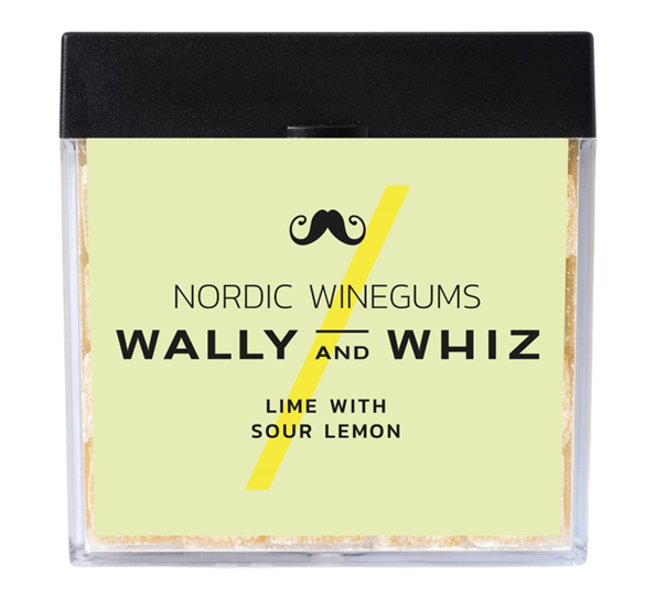Cube vingummi lime med sitron 140 g fra Wally & Whiz