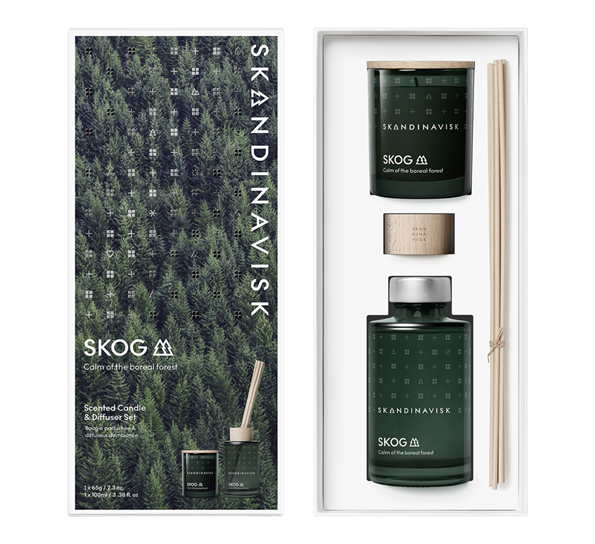 Skog duftlys & duftspreder Skandinavisk