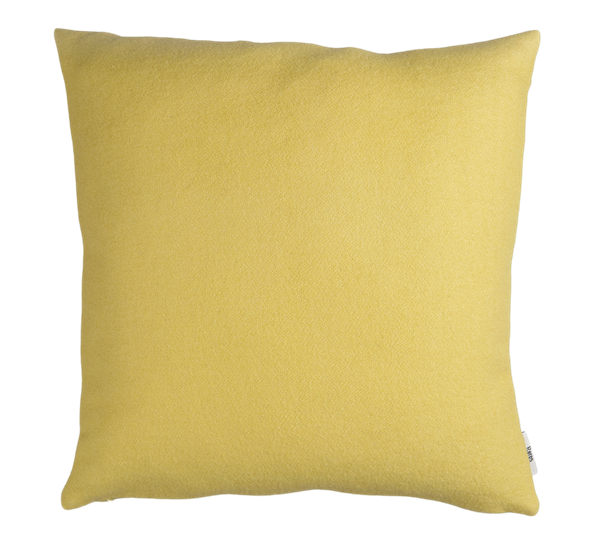 Stemor pute sunshine yellow 50x50 cm fra Røros Tweed