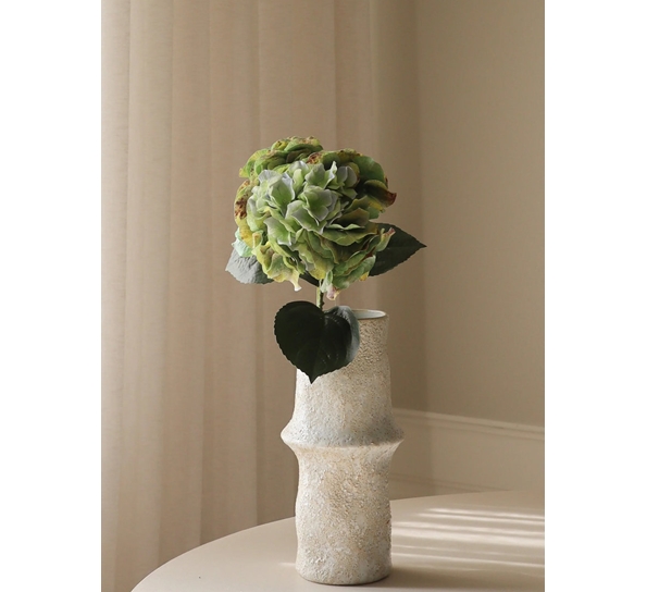 Kunstig blomst Hydrangea Hortensia olivengrønn fra Botanè Studios