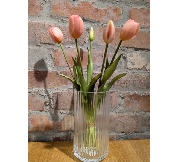 Kunstig blomst Tulip Light Pink Tulipan bunt lyserosa fra Botanè Studios