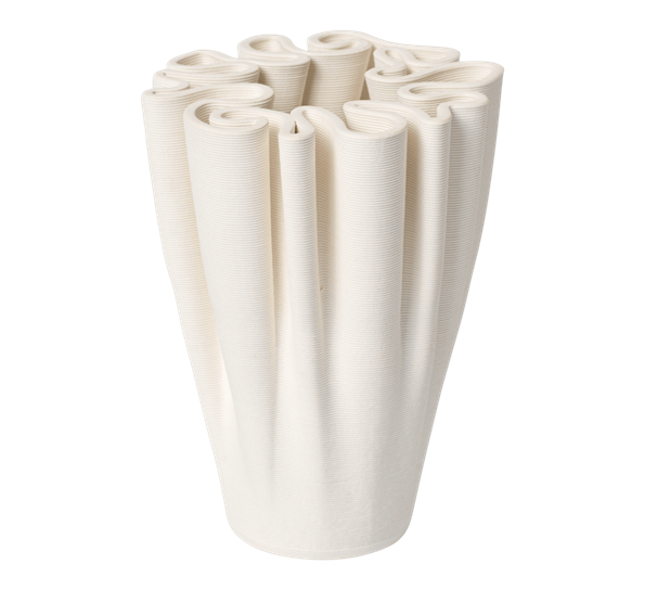 Dedali vase 18 cm offwhite fra Ferm Living