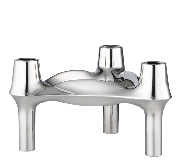 <p>STOFF BMF lysestake h6,7 cm krom fra Stoff Copenhagen</p>