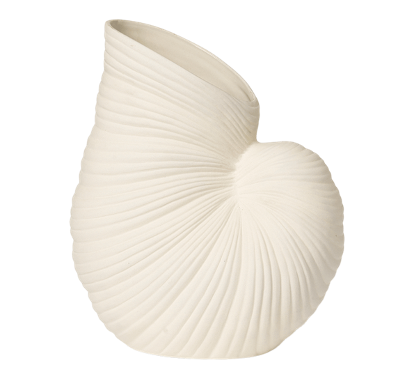 Shell vase offwhite fra Ferm Living