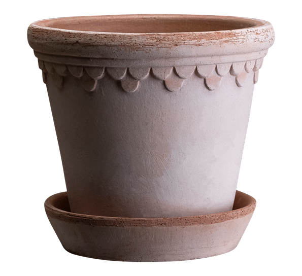 Københavner RAW blomsterpotte m fat ø16 cm rosa fra Bergs Potter