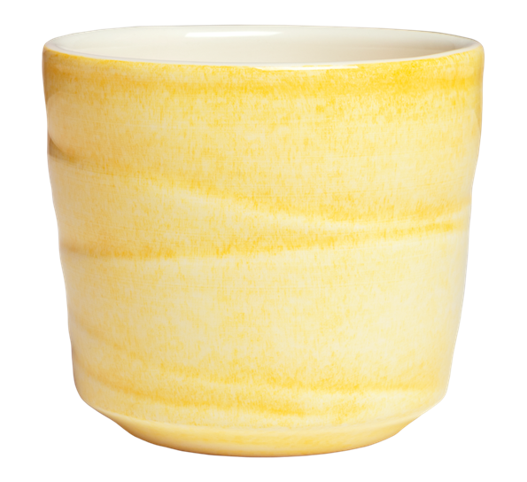 Basic krus 25 cl gul fra Mateus