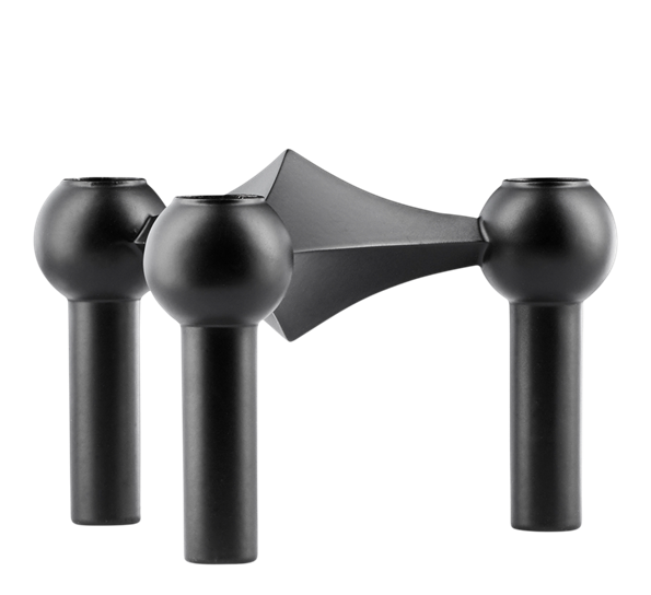 <p>STOFF lysestake&nbsp;h6,9 cm matt sort fra Stoff Copenhagen</p>
