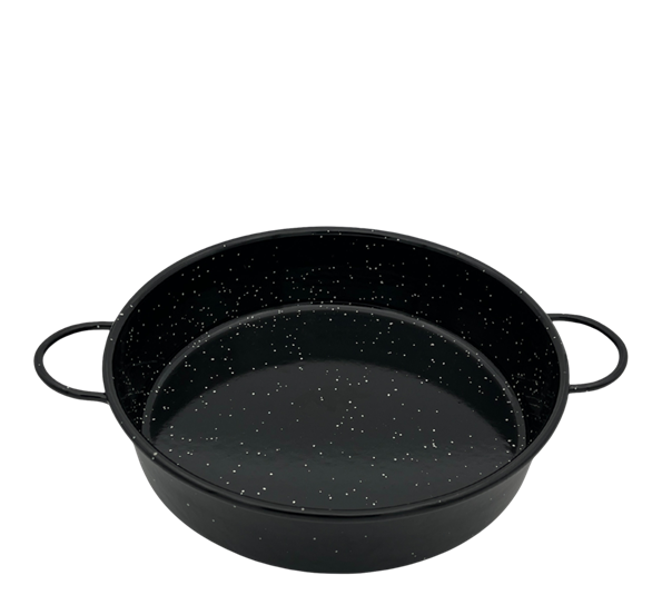 <p>Emaljert stålkjele ø20 cm stål sort Vaello</p>