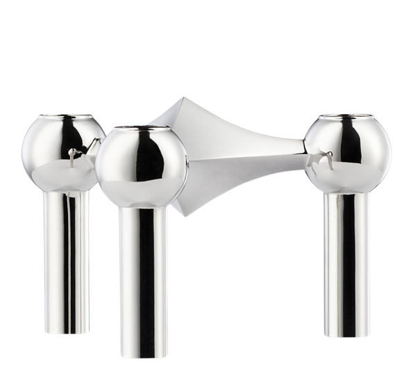 <p>STOFF lysestake h6,9 cm krom fra Stoff Copenhagen</p>