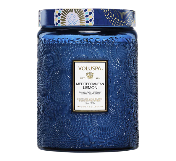 Duftlys 100t 455g Mediterranean Lemon fra Voluspa