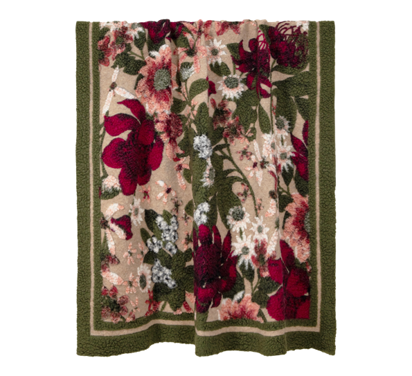 Greenery merinoullpledd 150x190 cm fra Frati Home