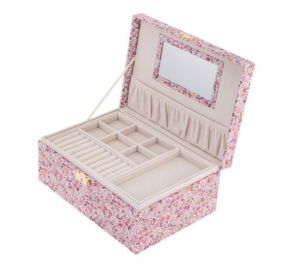 Smykkeskrin stort Liberty Ava Pink  Bon Dep