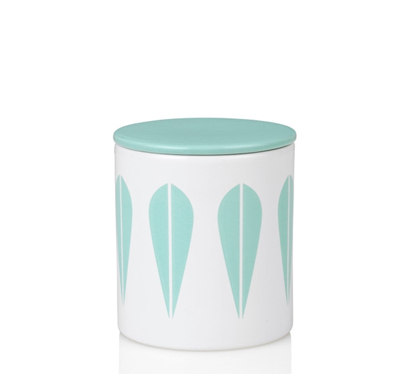 Lotus oppbevaringskrukke 11 cm mintgrønn fra Lucie Kaas