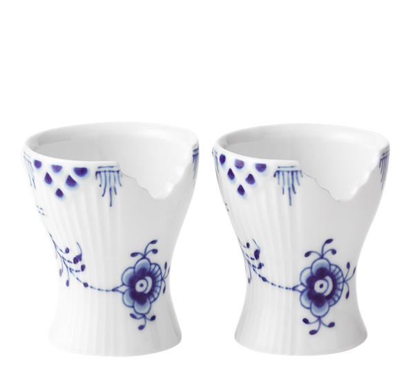 Blue Elements eggeglass 2-pk fra Royal Copenhagen