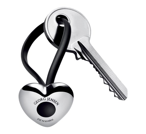 Nøkkelring med hjerte fra Georg Jensen