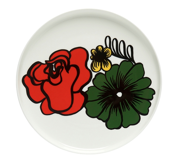 Eläköön Elämä asjett 20 cm fra Marimekko