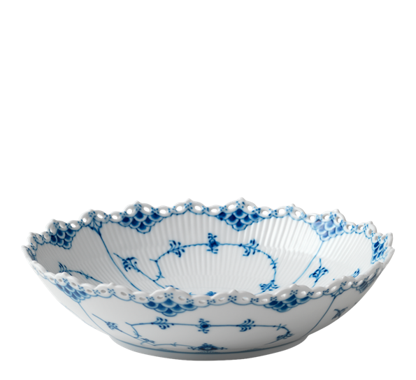 Musselmalt Helblonde skål 140 cl fra Royal Copenhagen