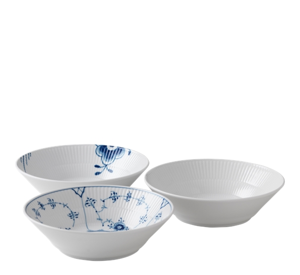 History Mix frokostskål 17 cm 3 stk fra Royal Copenhagen