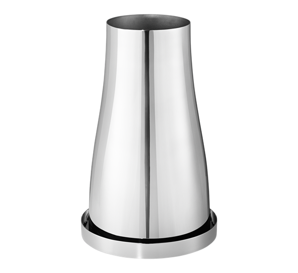 Terra blomsterkrukke vendbar stål Ø18,3 eller 12,3 cm fra Georg Jensen