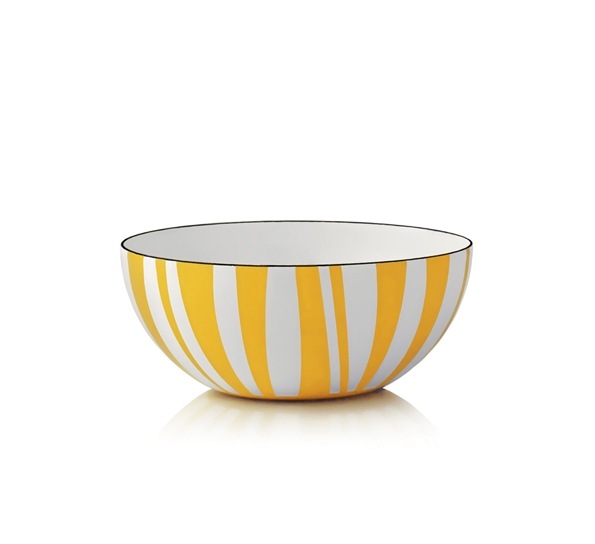 Stripes skål gul 20cm