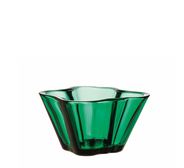 Aalto skål 75mm Smaragd fra Iittala