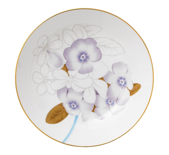 Flora tallerken dyp 21 cm rhododendron fra Royal Copenhagen