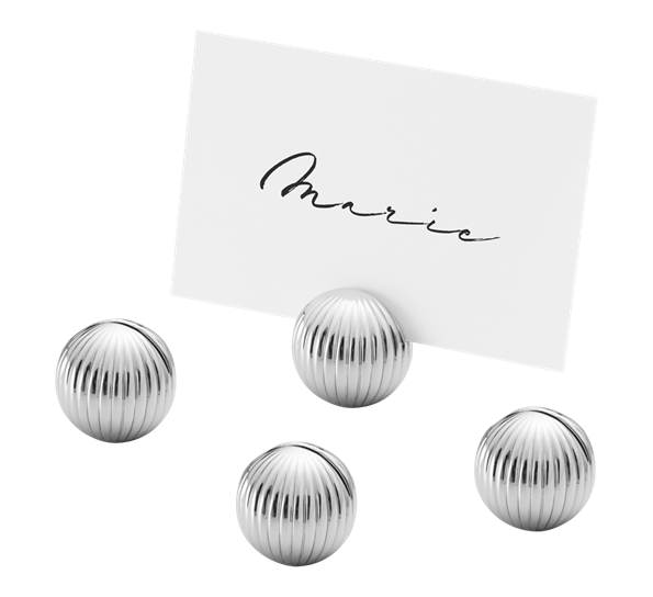 Bernadotte bordkortholder 4pk fra Georg Jensen