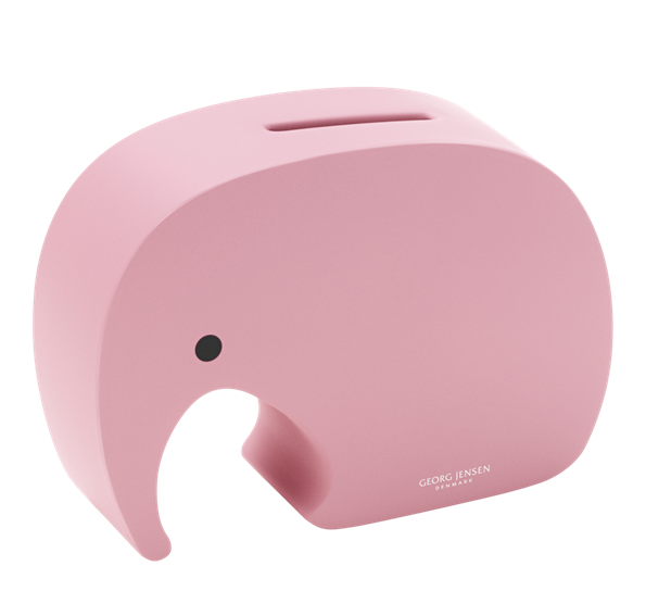 Miniphant sparebørse strawberry blush fra Georg Jensen