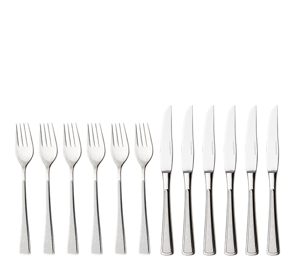 <p>Ramona biffsett 12 deler fra Hardanger Bestikk</p>
