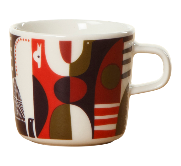 Talvitarina kaffekopp 2 dl rød lilla fra Marimekko