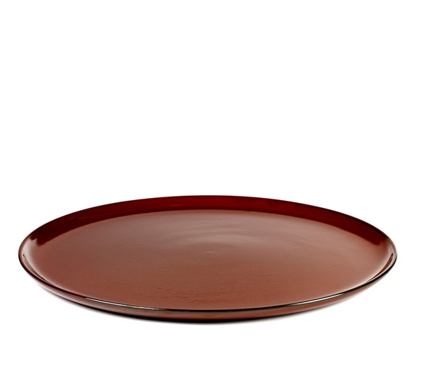 Terres de Rêves tallerken flat 26 cm rust fra Serax