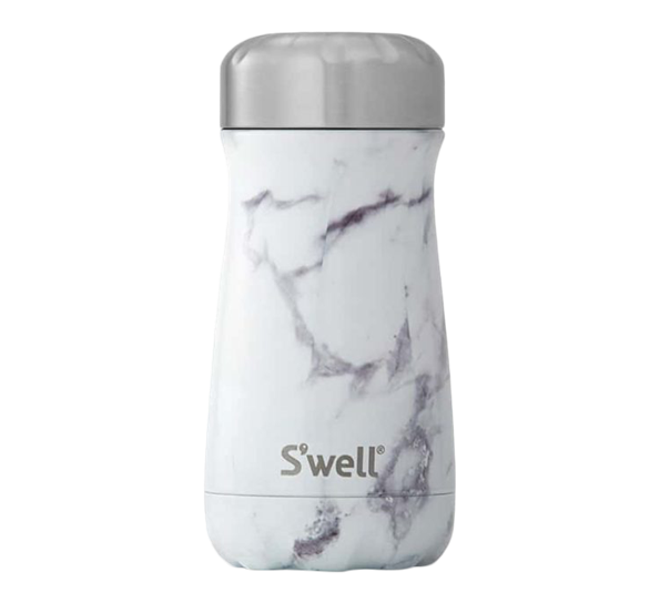 Traveler 3,5dl White marble fra S`well