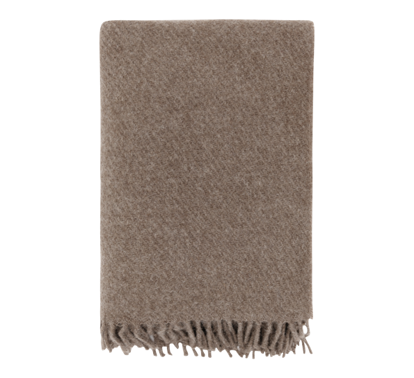 <p>Falketind ullpledd brun 120x180cm Høie</p>
