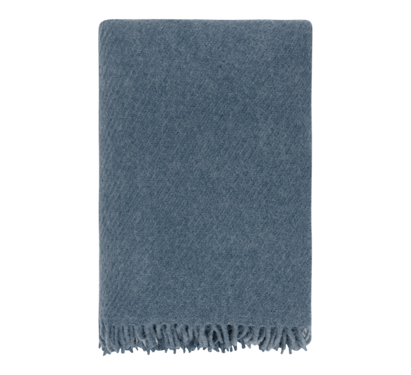 <p>Falketind ullpledd blå 120x180cm Høie</p>
