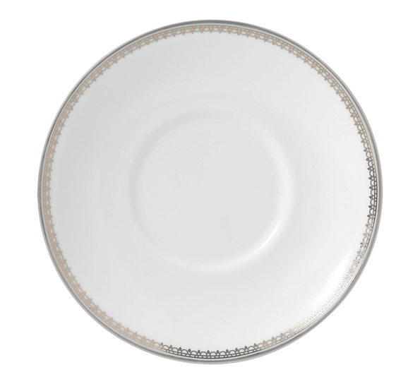 Lace Platinum skål til espressokopp fra Wedgwood
