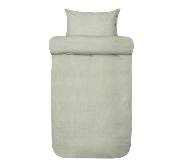 Balder sengesett flanell dempet grønn 140x220cm Høie