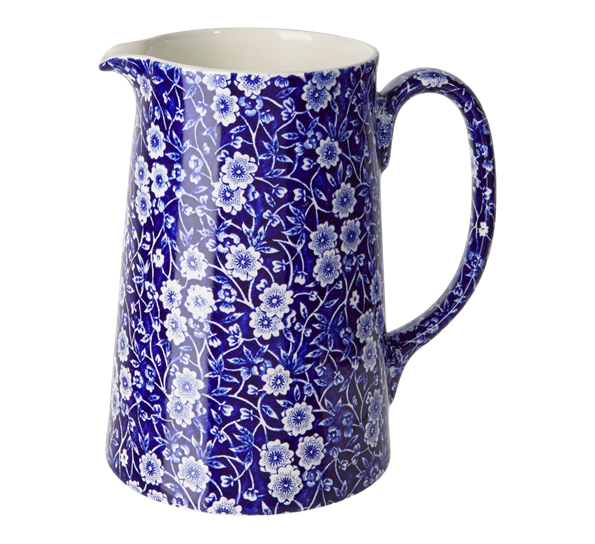 Blue Calico Tankard mugge stor 1,1l fra Burleigh