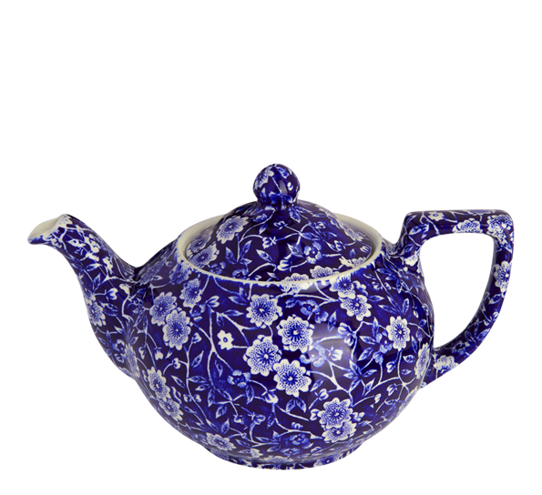 Blue Calico tekanne liten 400 ml fra Burleigh