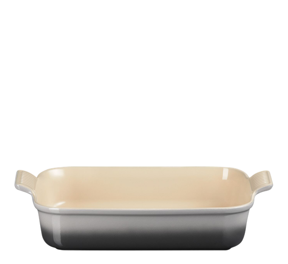 Heritage ildfast fat 4L 39x25,4 cm flint fra Le Creuset