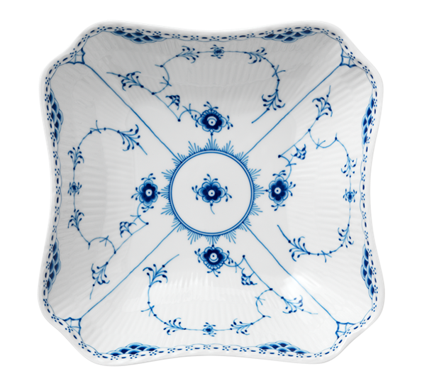 Musselmalt Halvblonde skål 80 cl fra Royal Copenhagen