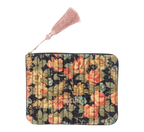 Sminkepung 15x21 cm fløyel Night Garden ByTiMo