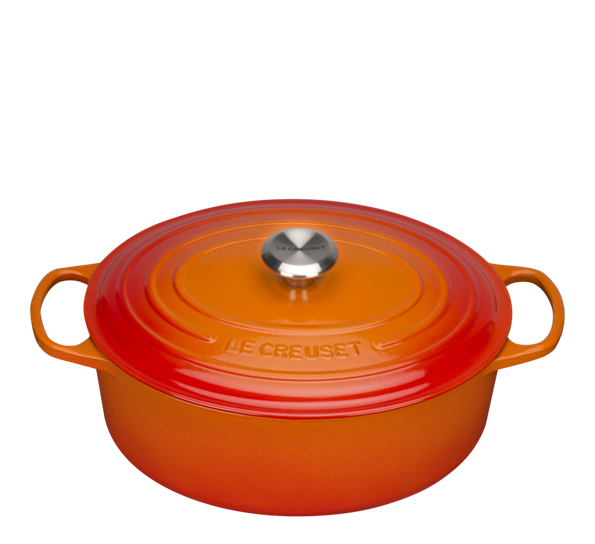Jerngryte oval 4,1l 27cm vulkan fra Le Creuset