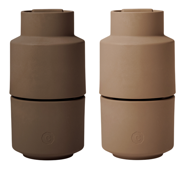 Billund krydderkvern 12 cm 2-pk All Spice & Cardamom fra CrushGrind